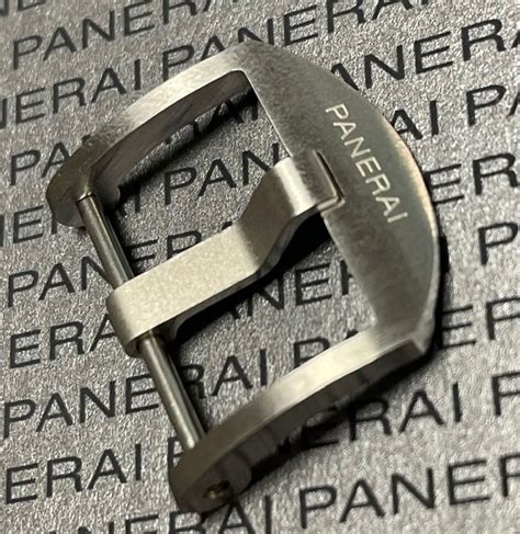 Panerai OEM Brushed Stainless Steel Thumbnail Tang Buckle 